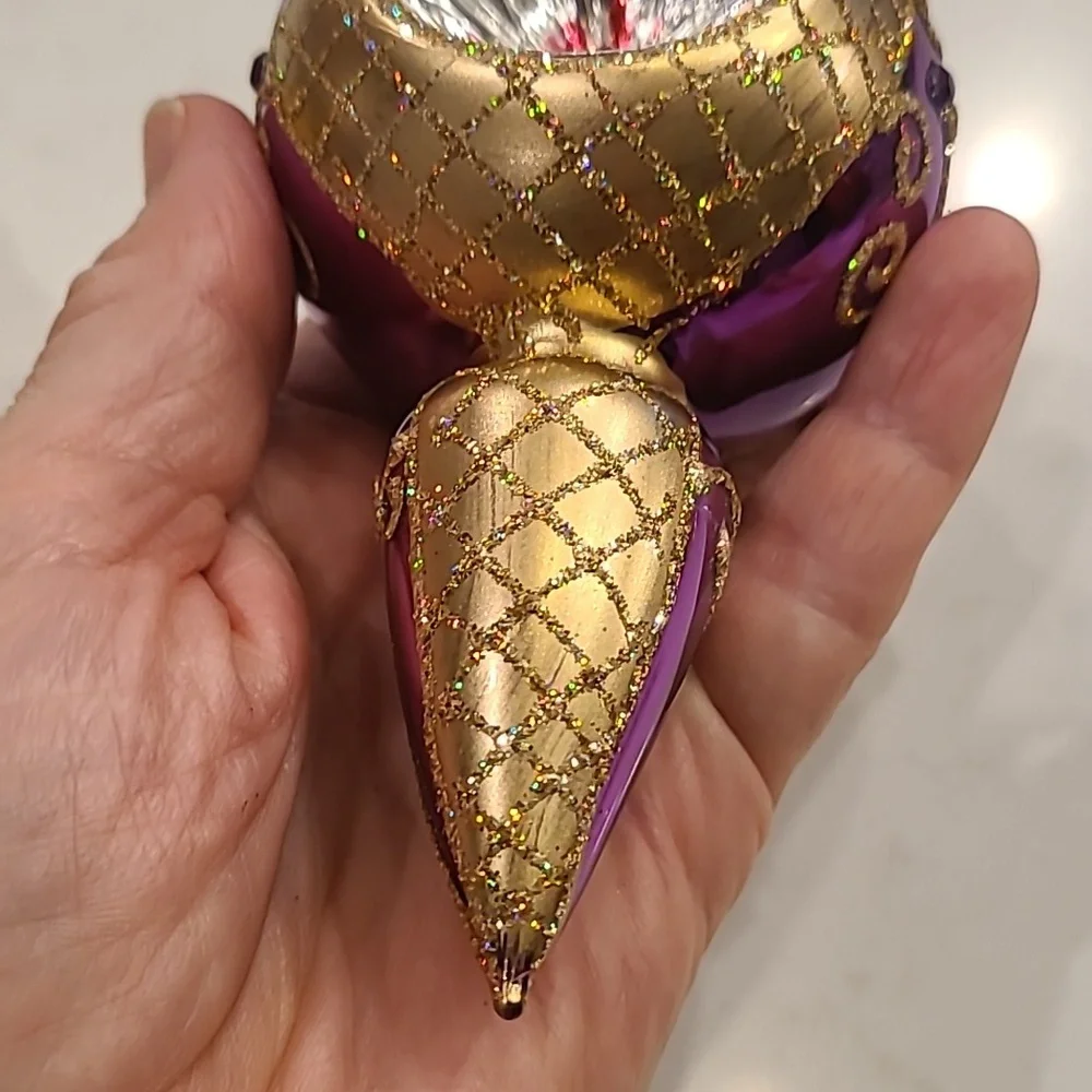 One Made in Poland Hand-blown Glass Ornament